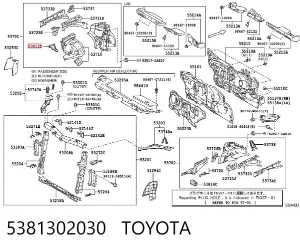  5381302030 Toyota