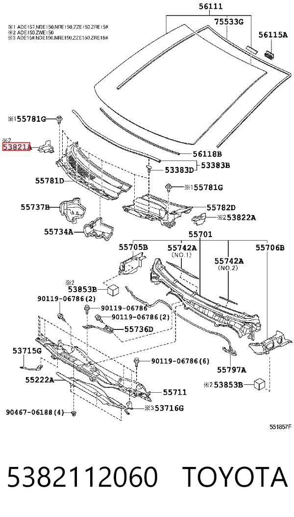  5382112060 Toyota
