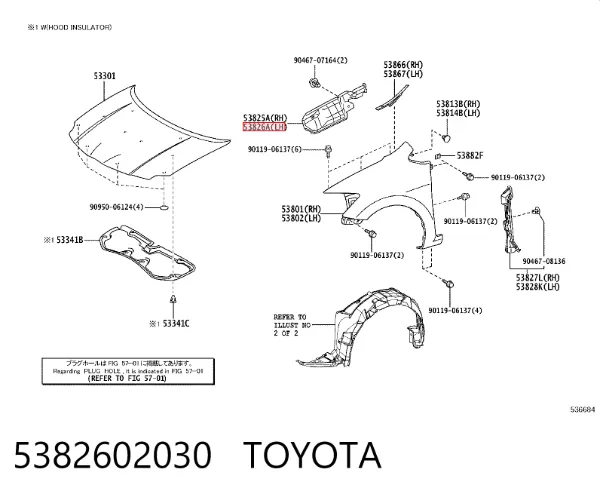  5382602030 Toyota