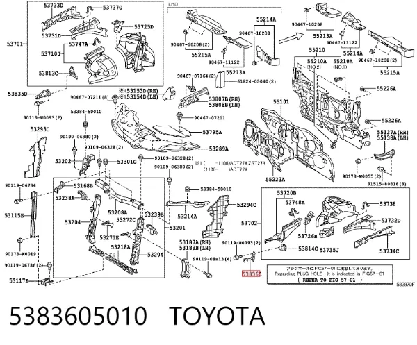  5383605010 Toyota