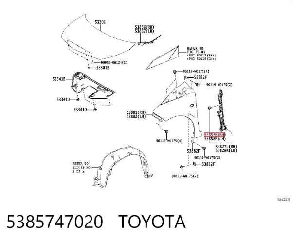  5385747020 Toyota