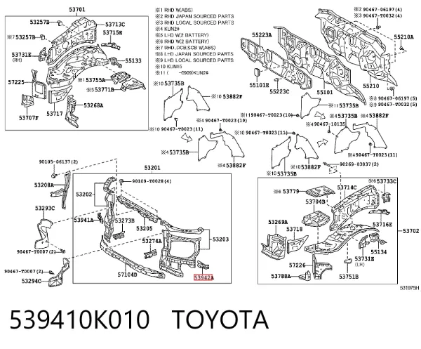 539410K010 Toyota