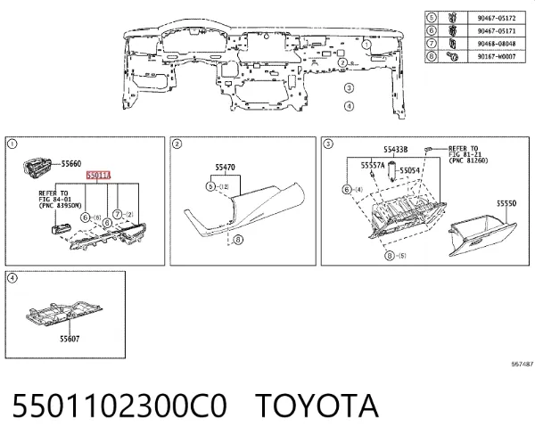  5501102300C0 Toyota