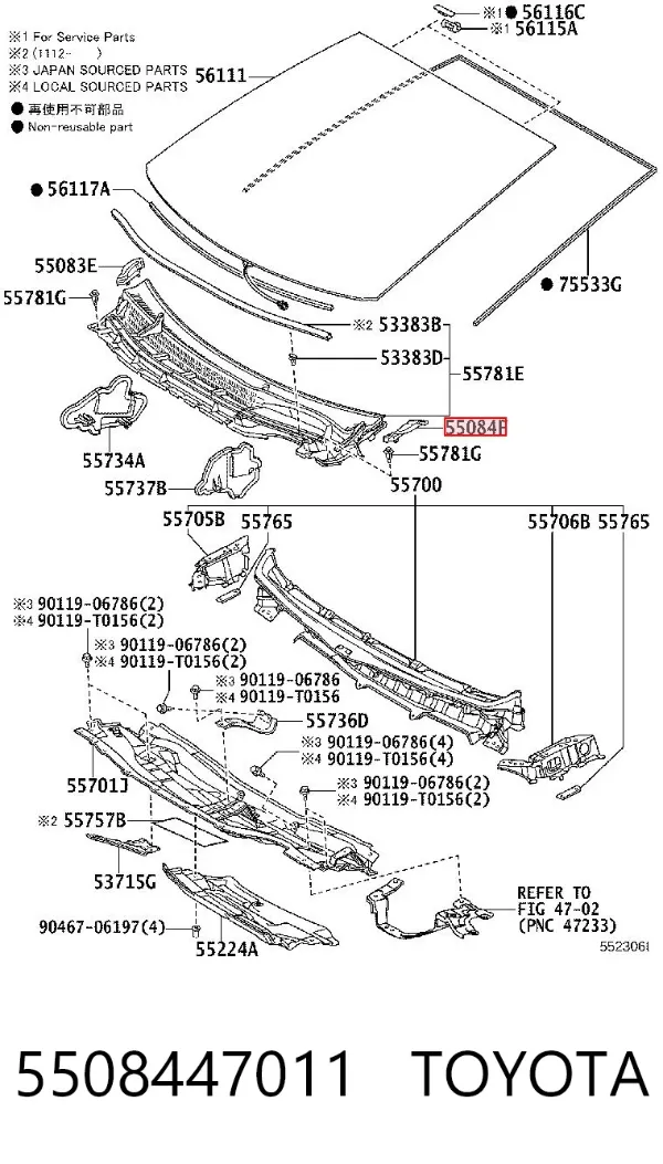  5508447011 Toyota
