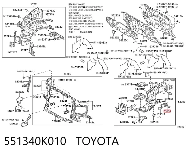  551340K010 Toyota