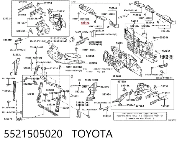  5521505020 Toyota
