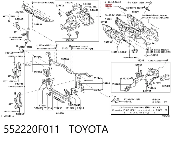  552220F011 Toyota