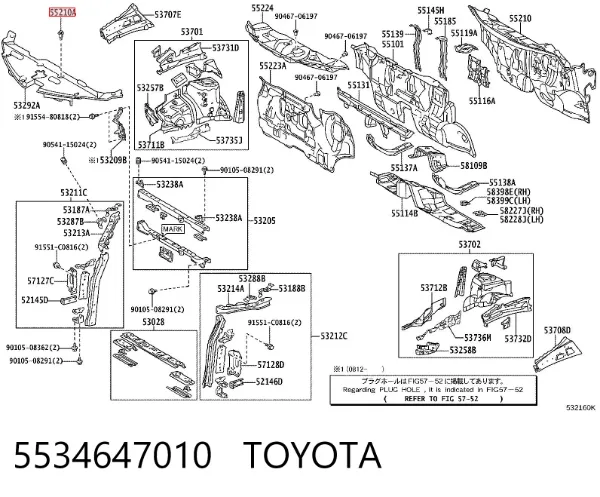  5534647010 Toyota