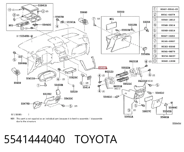  5541444040 Toyota
