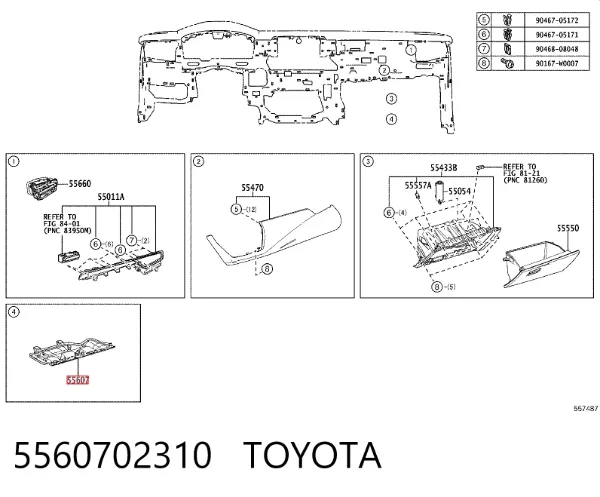  5560702310 Toyota