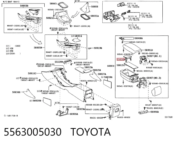  5563005030 Toyota
