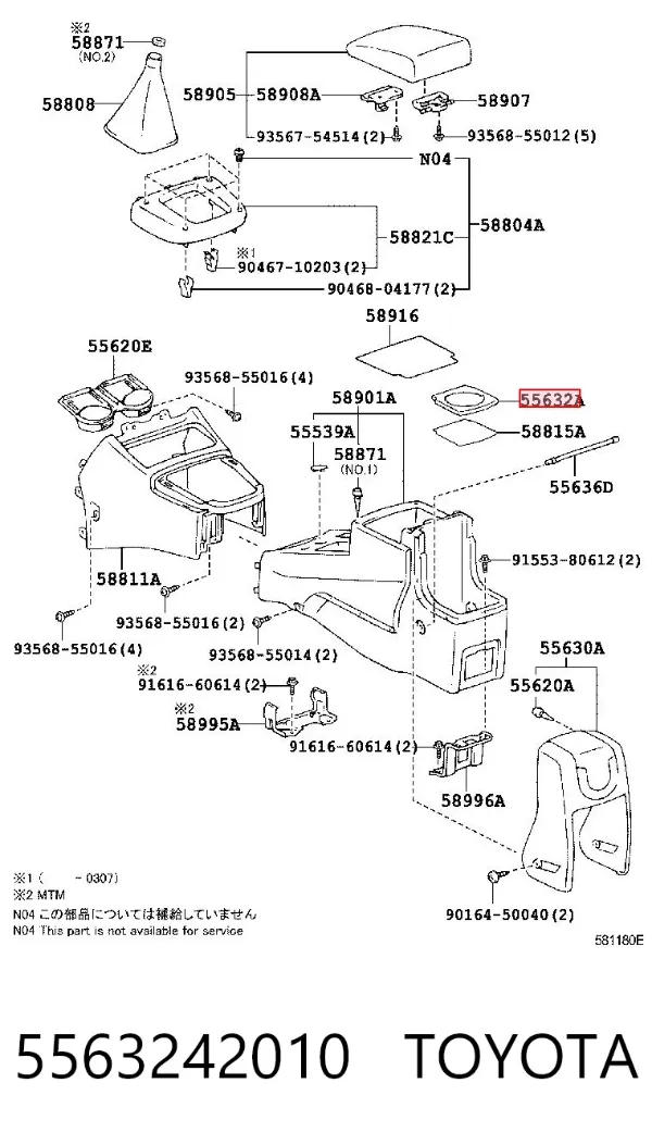  5563242010 Toyota