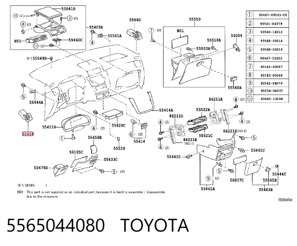  5565044080 Toyota