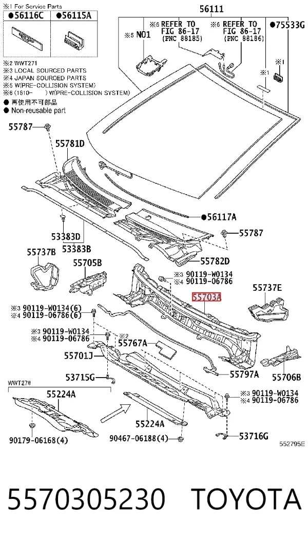 5570305230 Toyota