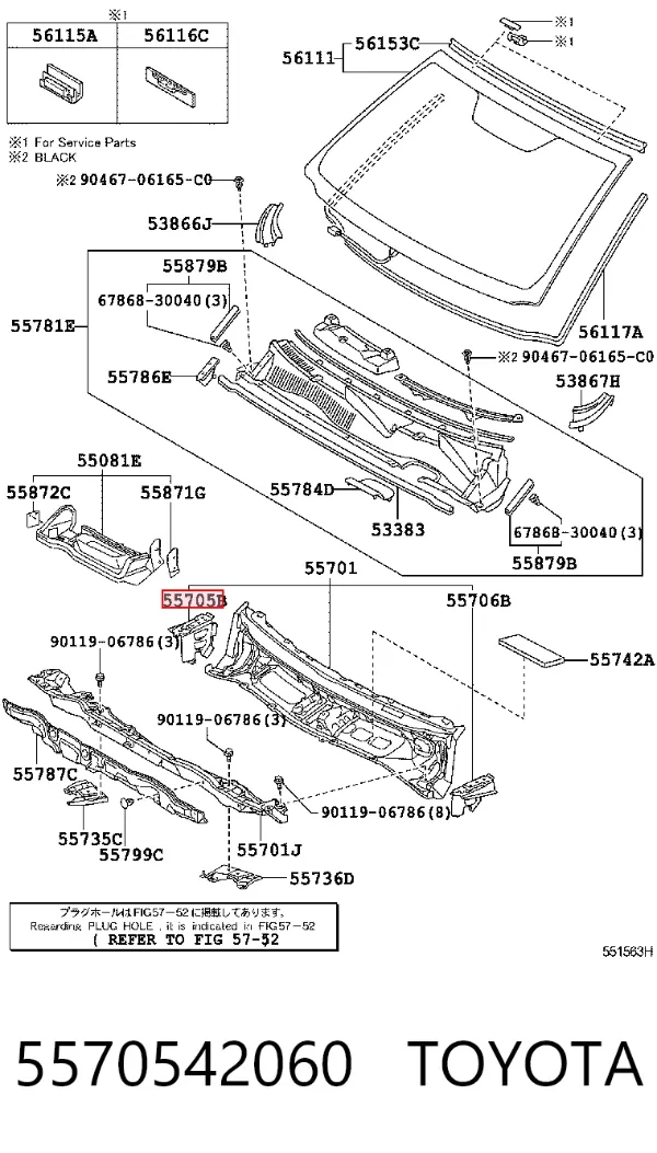  5570542060 Toyota