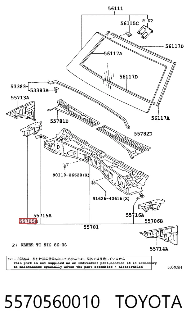  5570560010 Toyota