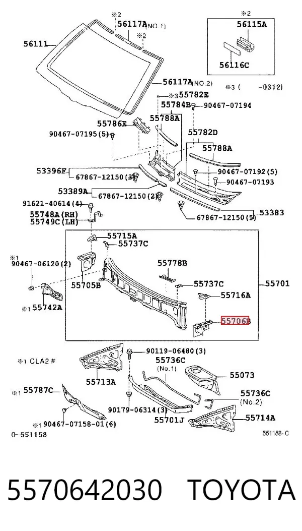  5570642030 Toyota