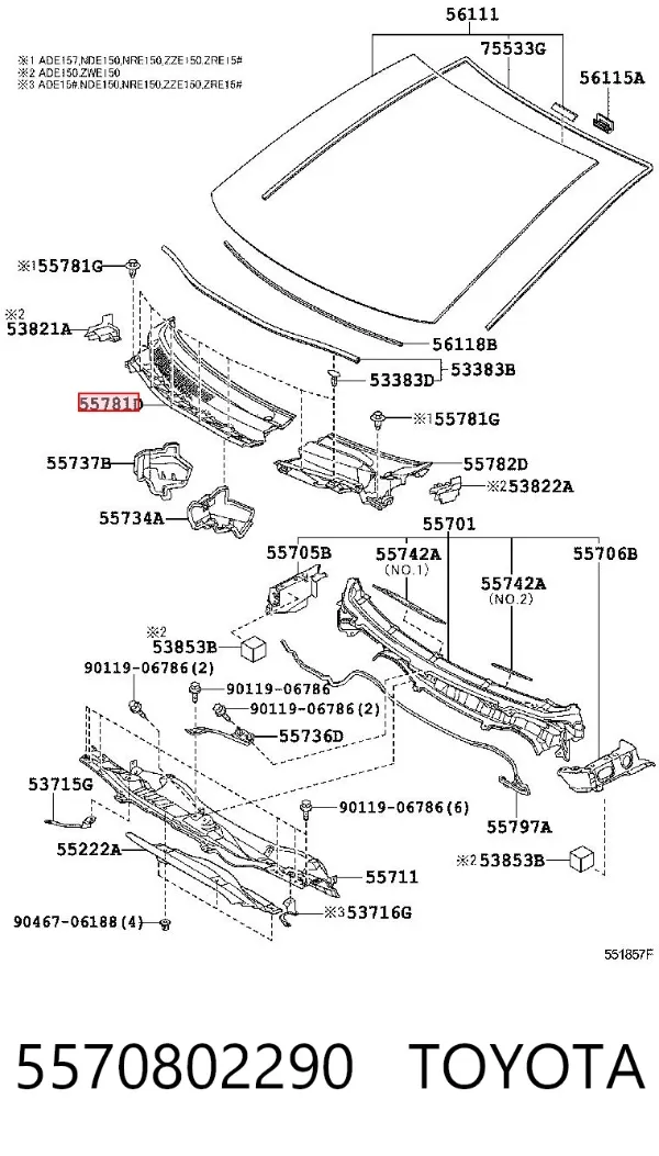  5570802290 Toyota