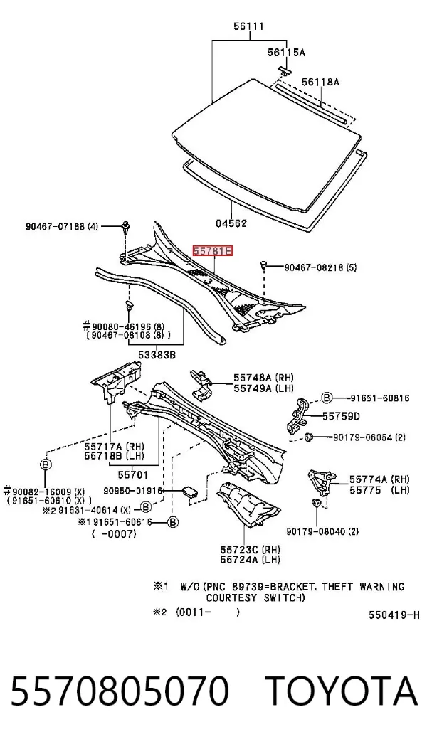  5570805070 Toyota