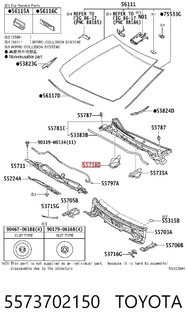  5573702150 Toyota