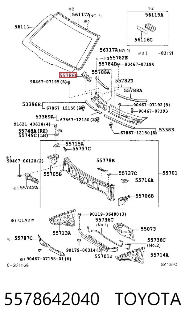  5578642040 Toyota