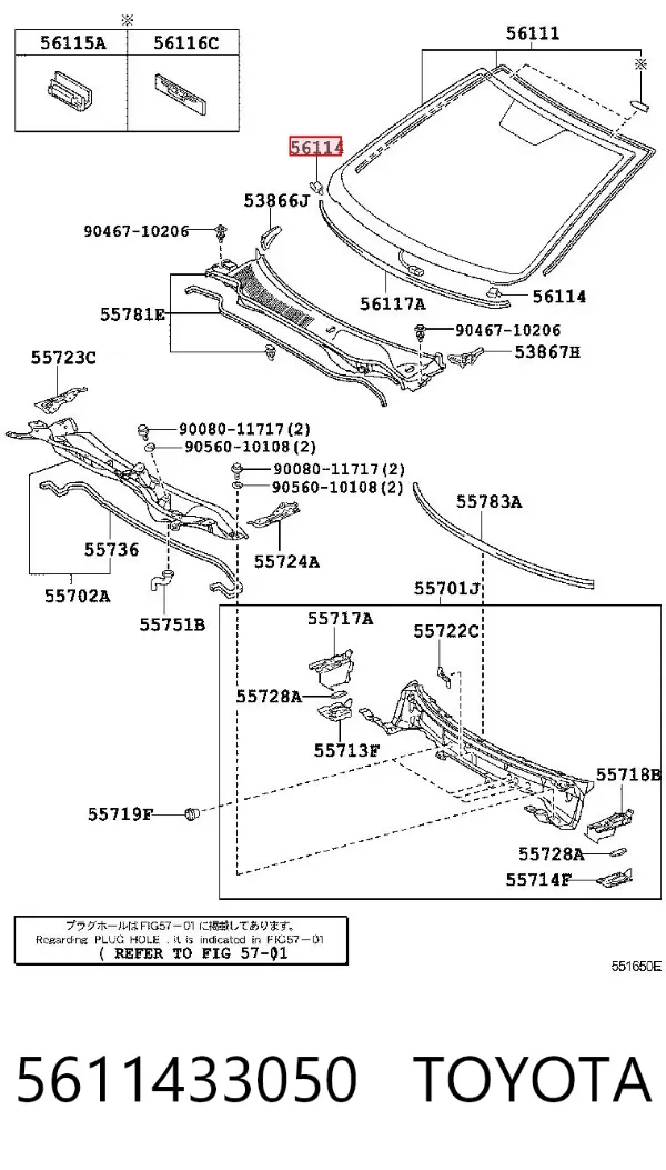  5611433050 Toyota