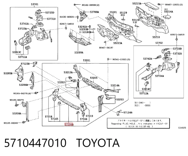  5710447010 Toyota