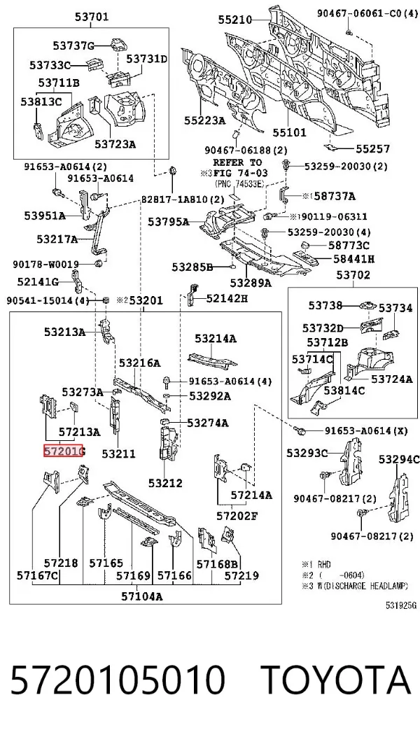  5720105010 Toyota