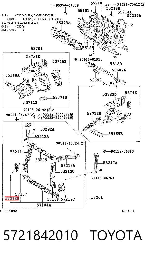  5721842010 Toyota