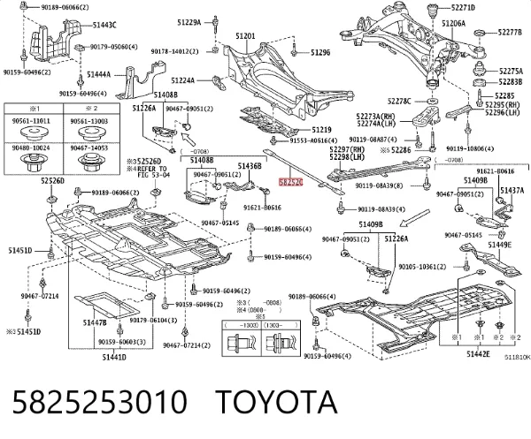  5825253010 Toyota
