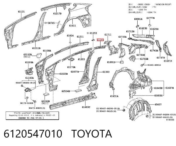  6120547010 Toyota