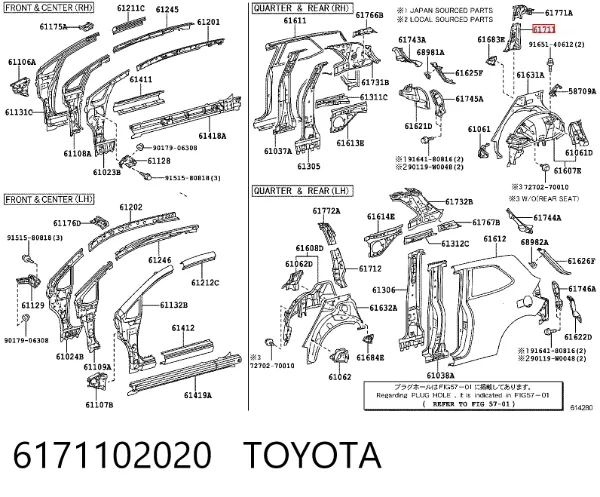  6171102020 Toyota