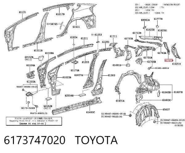  6173747020 Toyota