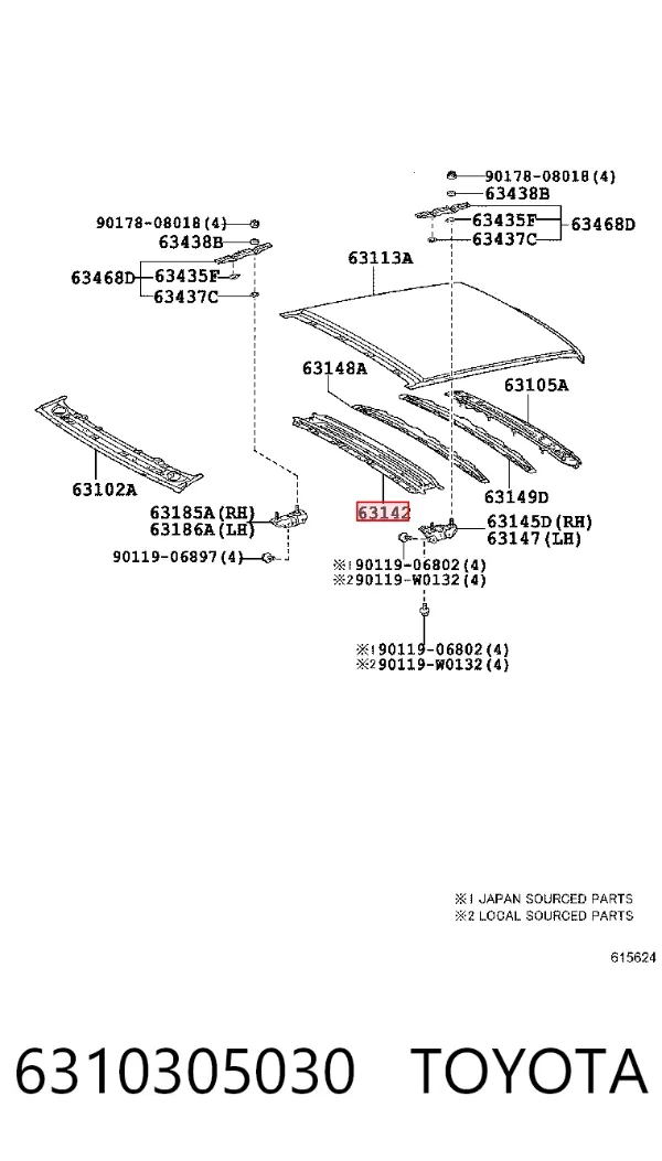  6310305030 Toyota