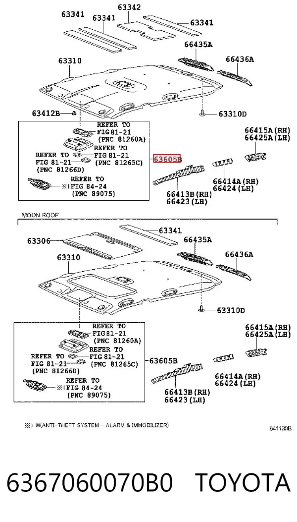  6367060070B0 Toyota