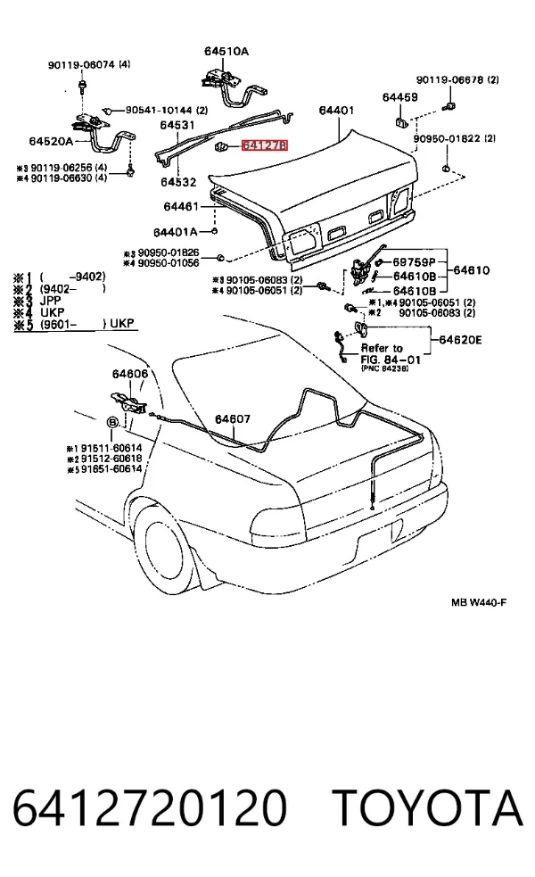  6412720120 Toyota
