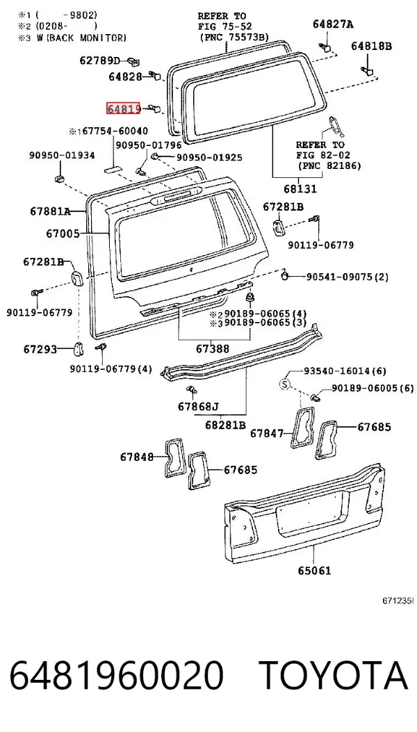  6481960020 Toyota