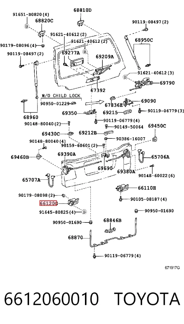  6612060010 Toyota