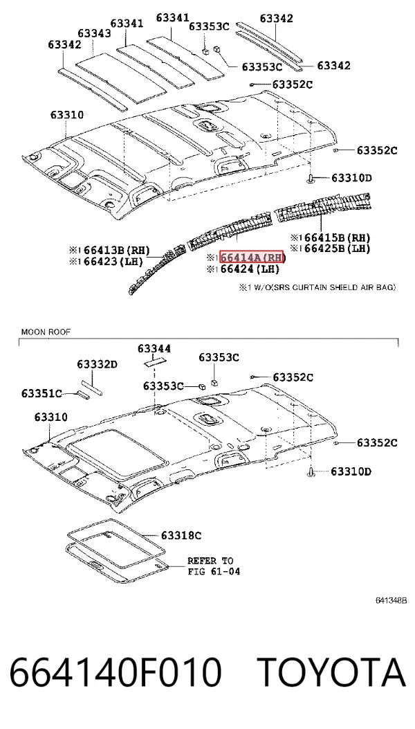  664140F010 Toyota