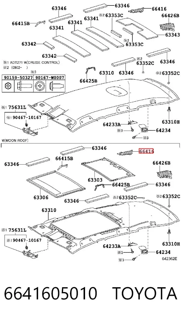 6641605010 Toyota