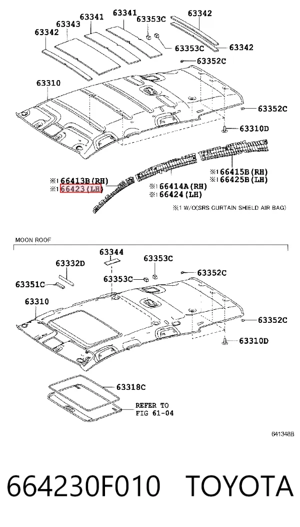  664230F010 Toyota