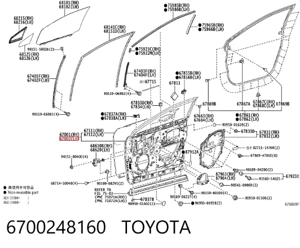 Puerta delantera izquierda Lexus RX 450H/350L/200T