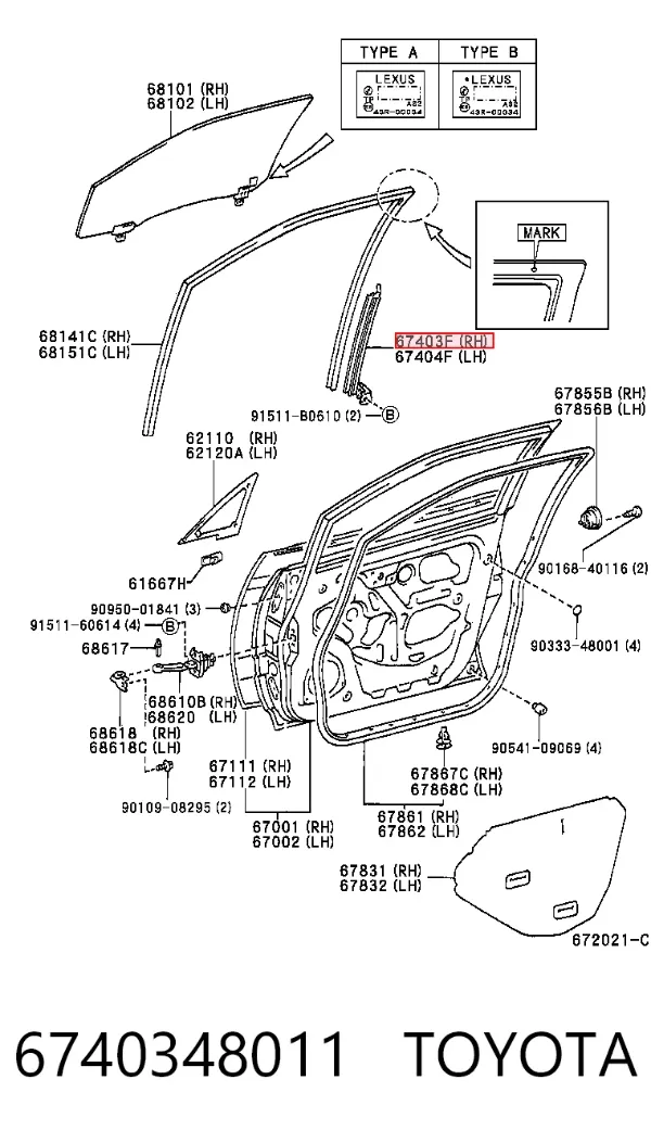  6740348011 Toyota