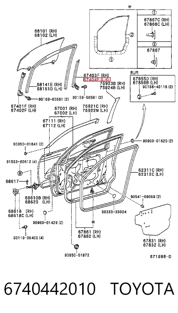  6740442010 Toyota