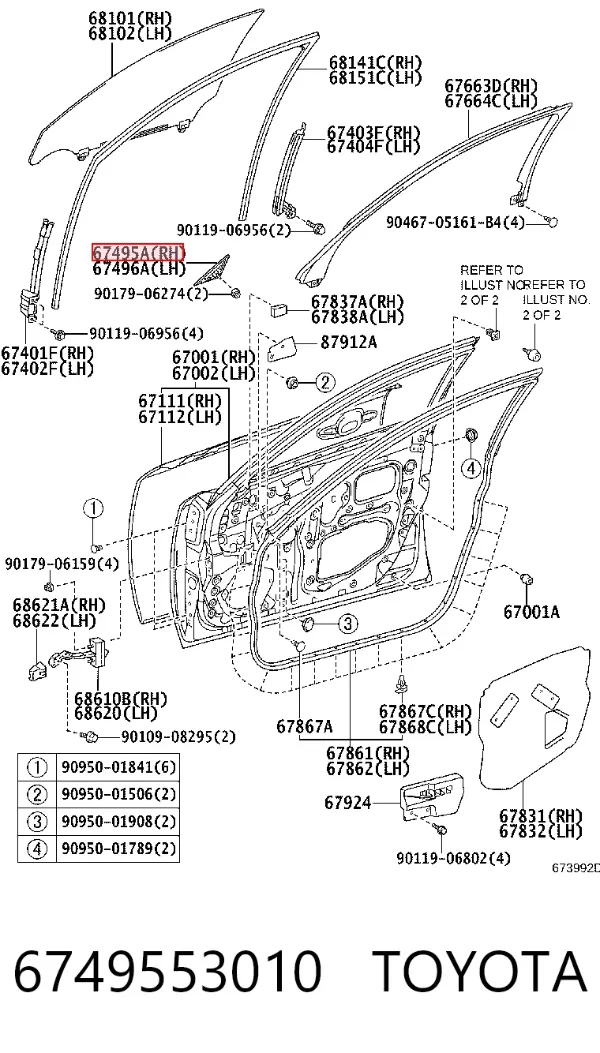  6749553010 Toyota