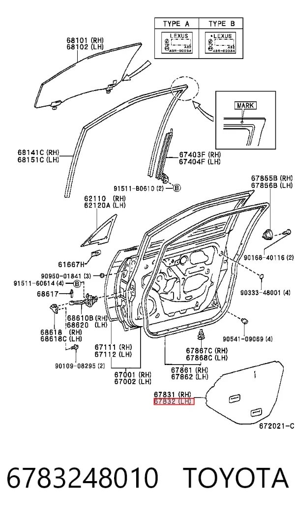  6783248010 Toyota