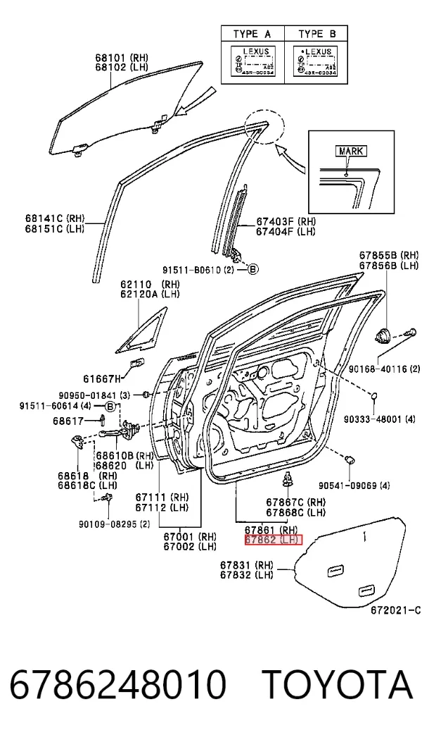  6786248010 Toyota