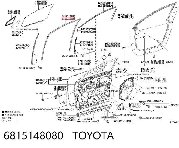  6815148080 Toyota