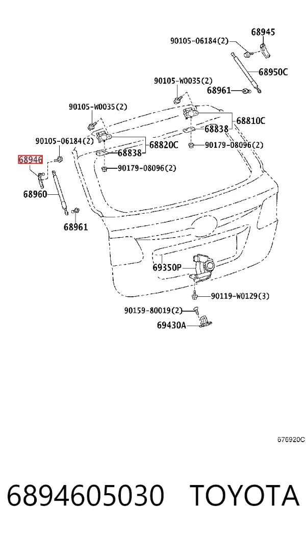  6894605030 Toyota