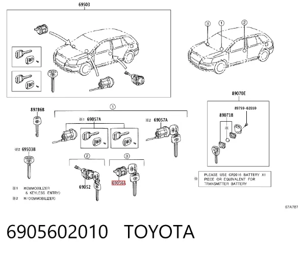  6905602010 Toyota